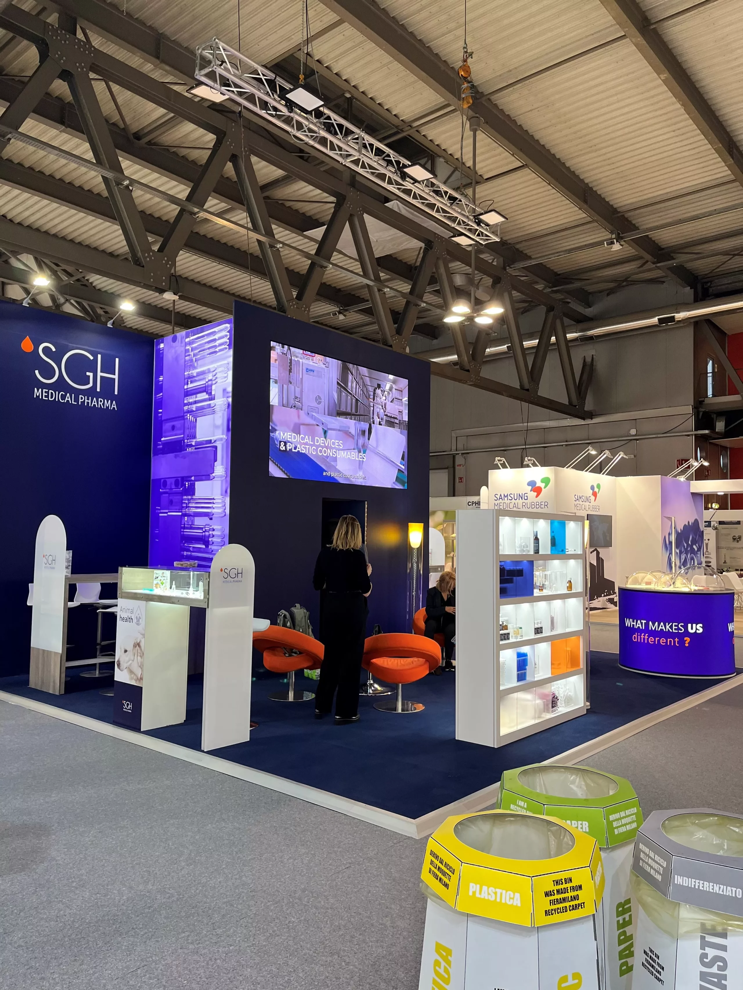 SGH Medical Pharma booth at CPHI Milan 2024