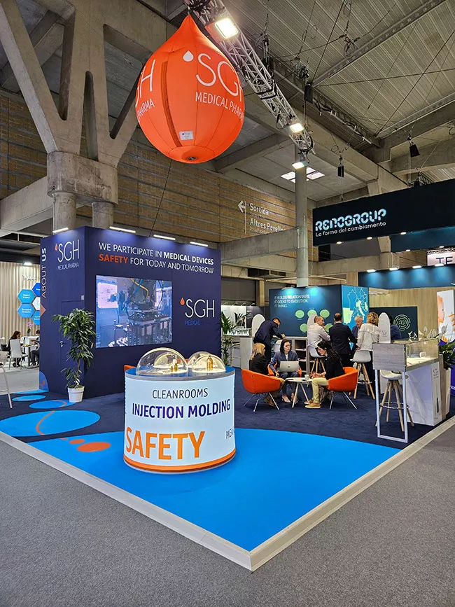 Overview of the booth during 2023 edition of CPHI in Barcelona