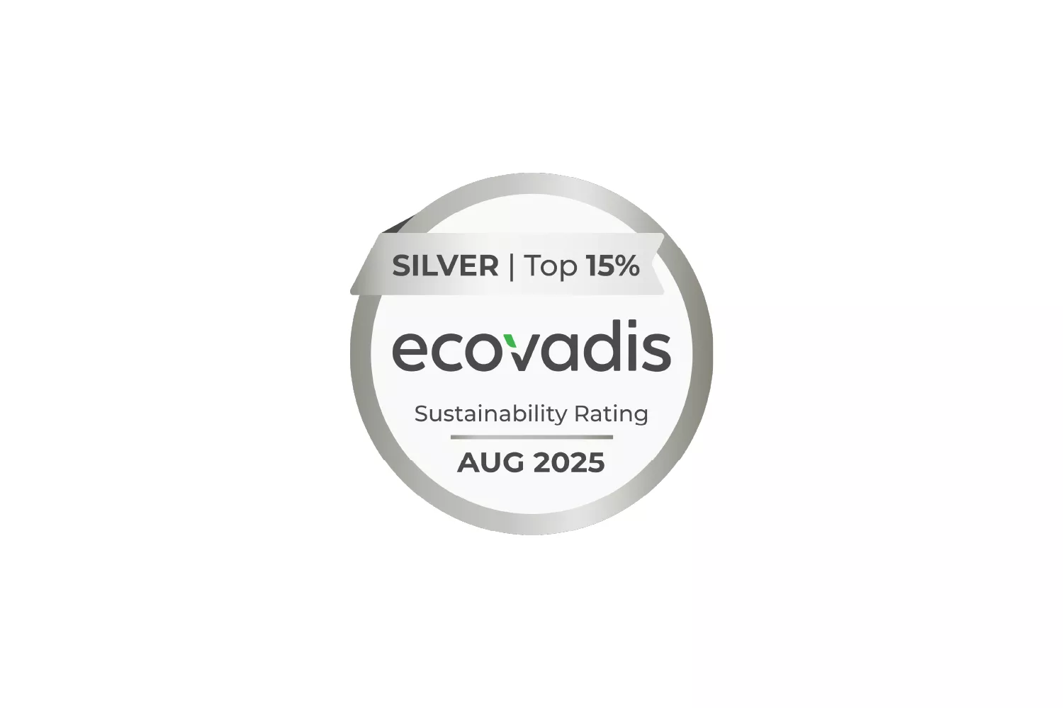 Certification Ecovadis Silver 2025 pour les entreprises de taille moyenne